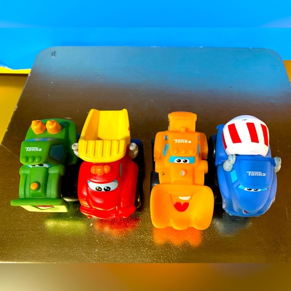TONKA LIL CHUCK & FRIENDS VTG 2008 WHEEL PALS VEHICLES BUNDLE OF 4 - Picture 3 of 10